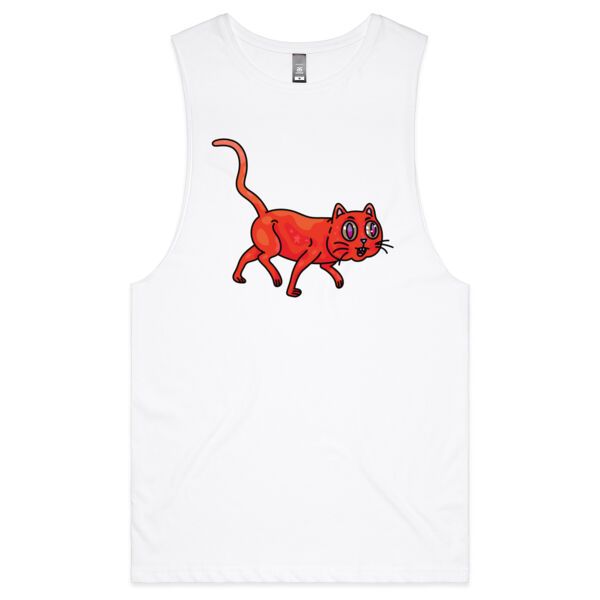 Derp City, Population Kitty! - AS Colour - Barnard Tank Top - Muscle Tee Thumbnail