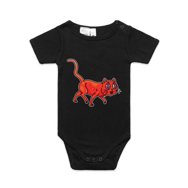 Derp City, Population Kitty! - AS Colour - Organic Baby 'Mini-me' Onesie Romper Thumbnail