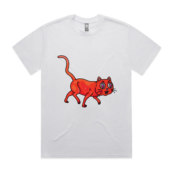 Derp City, Population Kitty! - AS Colour - Men's Heavy Tee Thumbnail