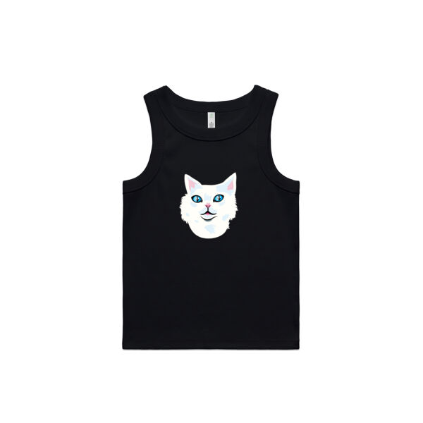 Snowy Cat - AS Colour - Wo's Organic Rib Tank Thumbnail