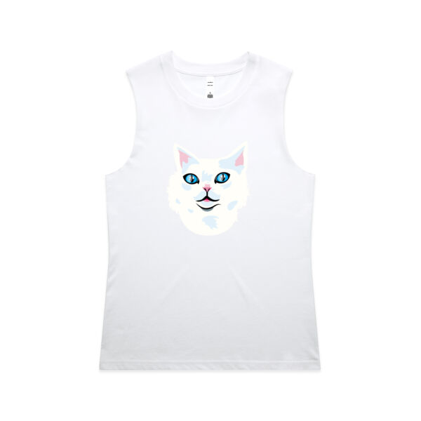 Snowy Cat - AS Colour - Women's Maple Tank Thumbnail