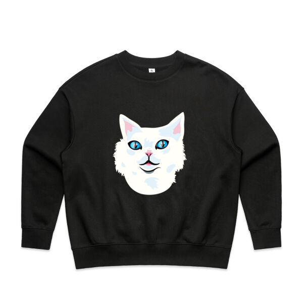 Snowy Cat - AS Colour - Wo's Heavy Crew Thumbnail