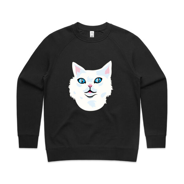 Snowy Cat - AS Colour - Women's Supply Crew Thumbnail