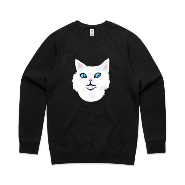 Snowy Cat - AS Colour - Men's Supply Crew Sweatshirt Thumbnail