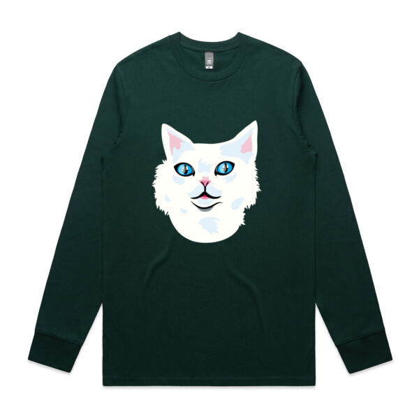 Snowy Cat - AS Colour -  Men's Staple L/S Tee  Thumbnail