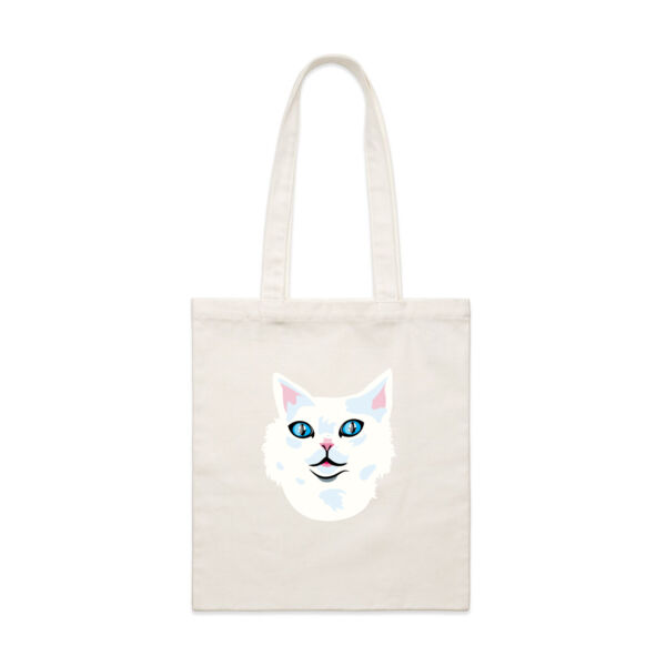 Snowy Cat - AS Colour - Parcel Tote (Smallest) Thumbnail