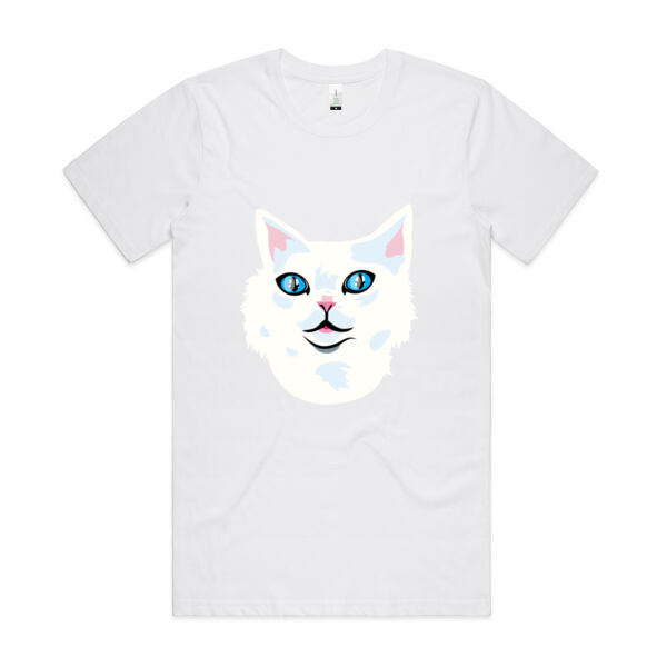 Snowy Cat - AS Colour - Organic Cotton Unisex Tee Thumbnail