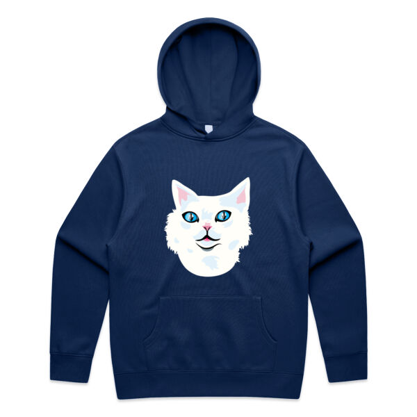 Snowy Cat - AS Colour - Mens Relax Hood Thumbnail