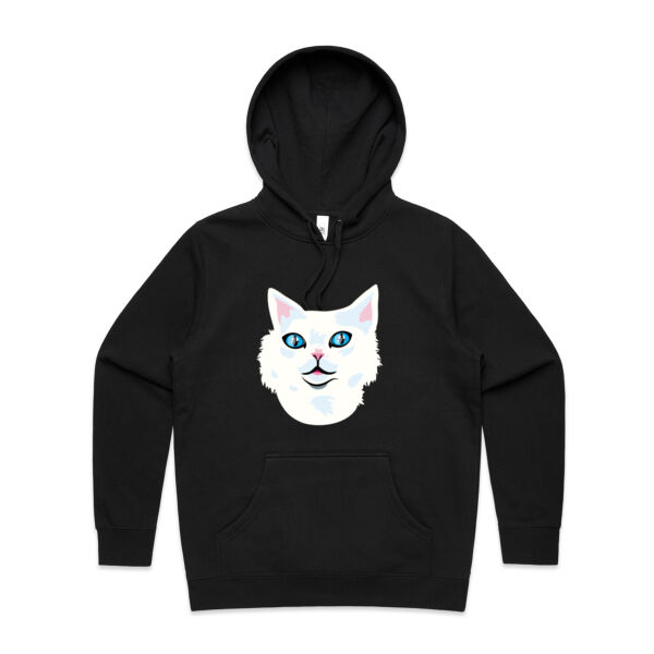 Snowy Cat - AS Colour - Women's Stencil Hood Thumbnail