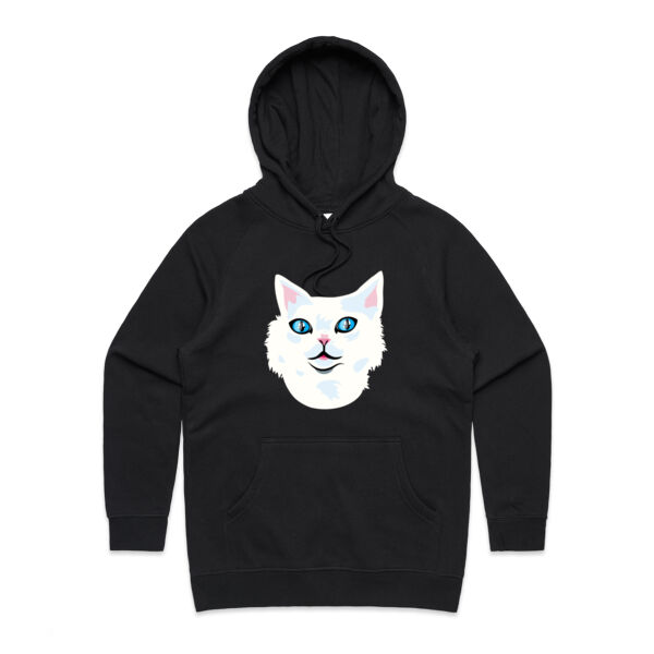 Snowy Cat - AS Colour - Women's Supply Hood Thumbnail