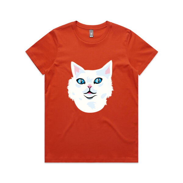 Snowy Cat - AS Colour - Women's Maple Tee Thumbnail