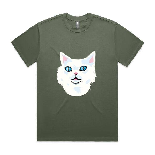 Snowy Cat - AS Colour - Men's Heavy Tee Thumbnail
