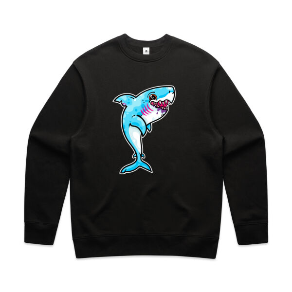 The Vigorous, Hungry Shark of the sea - AS Colour - Men's Relax Crew Thumbnail