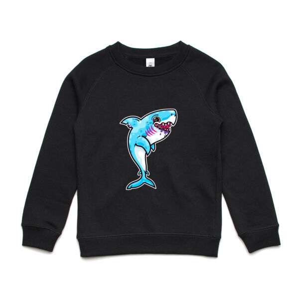 The Vigorous, Hungry Shark of the sea - AS Colour - Youth Supply Crew Sweatshirt Thumbnail