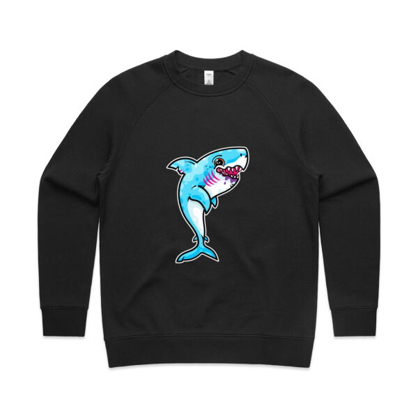 The Vigorous, Hungry Shark of the sea - AS Colour - Women's Supply Crew Thumbnail
