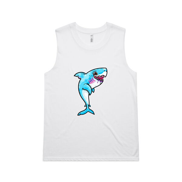 The Vigorous, Hungry Shark of the sea - AS Colour - Women's Upside Tank Thumbnail