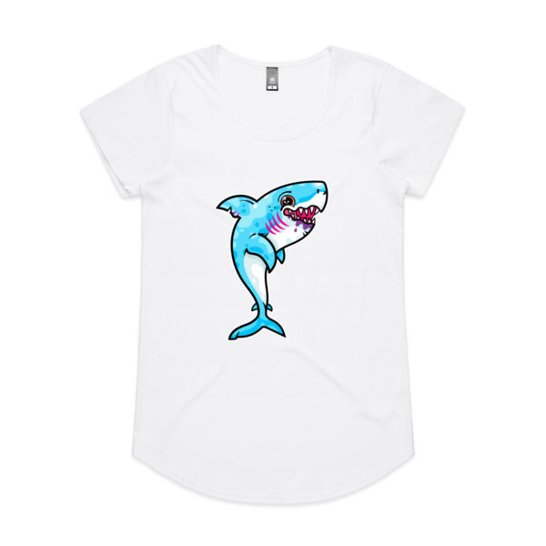 The Vigorous, Hungry Shark of the sea - AS Colour - Women's 'Mali' Scoop Tee Thumbnail