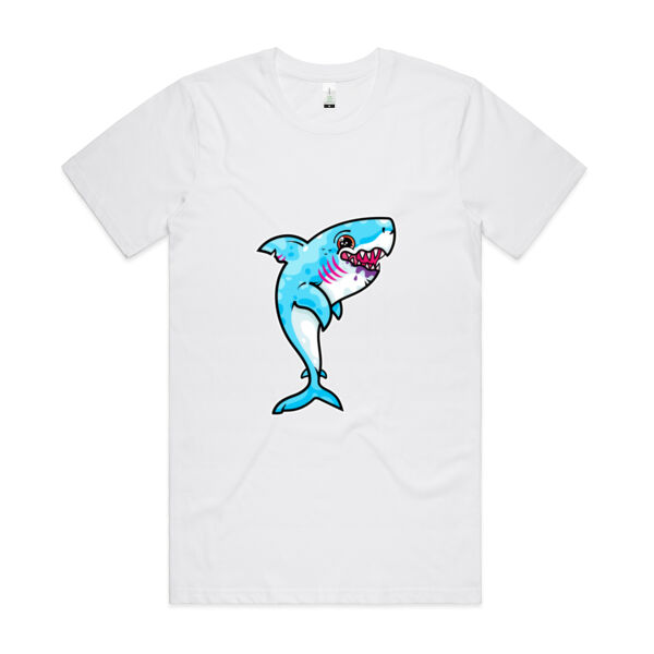 The Vigorous, Hungry Shark of the sea - AS Colour - Organic Cotton Unisex Tee Thumbnail