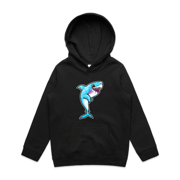 The Vigorous, Hungry Shark of the sea - AS Colour - Youth Supply Hood Thumbnail