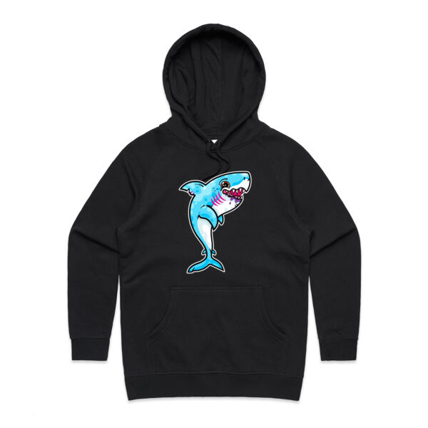 The Vigorous, Hungry Shark of the sea - AS Colour - Women's Supply Hood Thumbnail