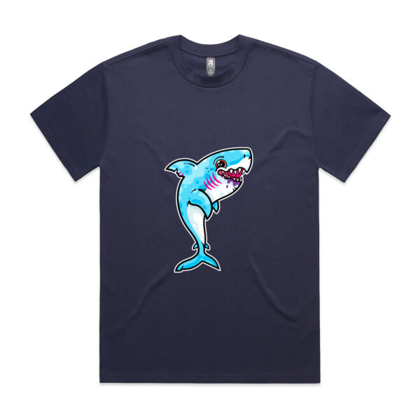 The Vigorous, Hungry Shark of the sea - AS Colour - Men's Heavy Tee Thumbnail