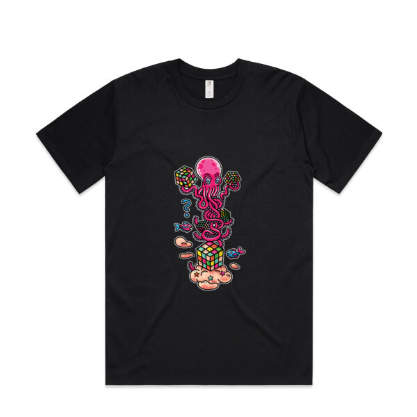 Octo Cube Solver - Version 1 - AS Colour - Mens Classic Minus Tee Thumbnail