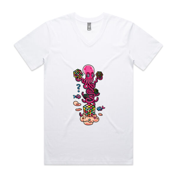 Octo Cube Solver - Version 1 - AS Colour - Men's Staple V-Neck Thumbnail