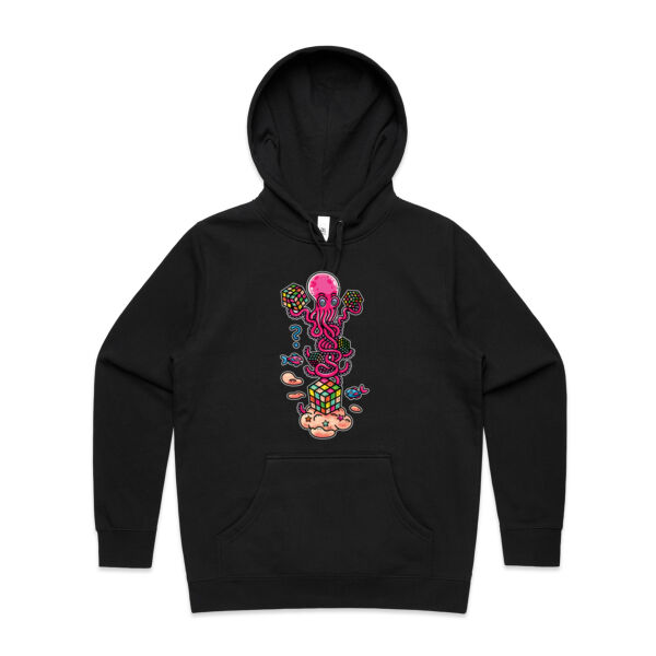 Octo Cube Solver - Version 1 - AS Colour - Women's Stencil Hood Thumbnail