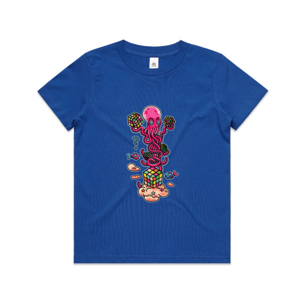 Octo Cube Solver - Version 1 - AS Colour - Kids Youth Tee Thumbnail
