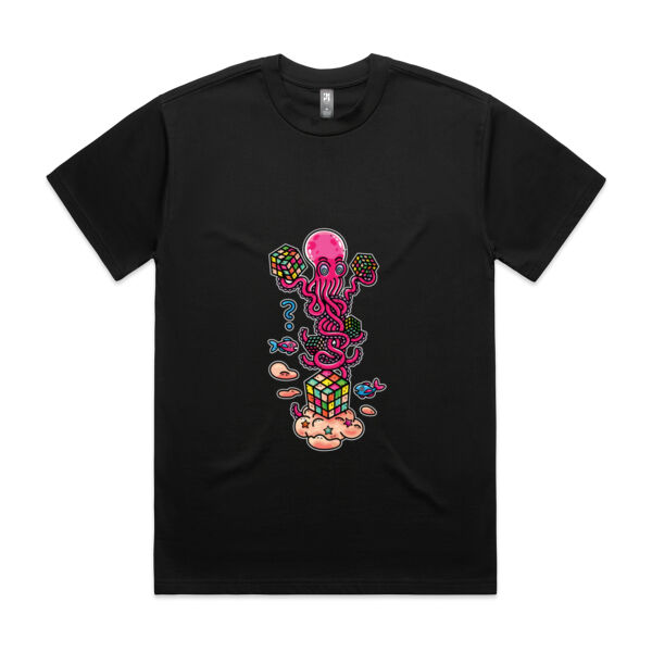 Octo Cube Solver - Version 1 - AS Colour - Men's Heavy Tee Thumbnail