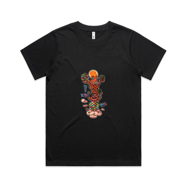 Octo Cube Solver - Version 2 - AS Colour - Women's Classic Tee Thumbnail