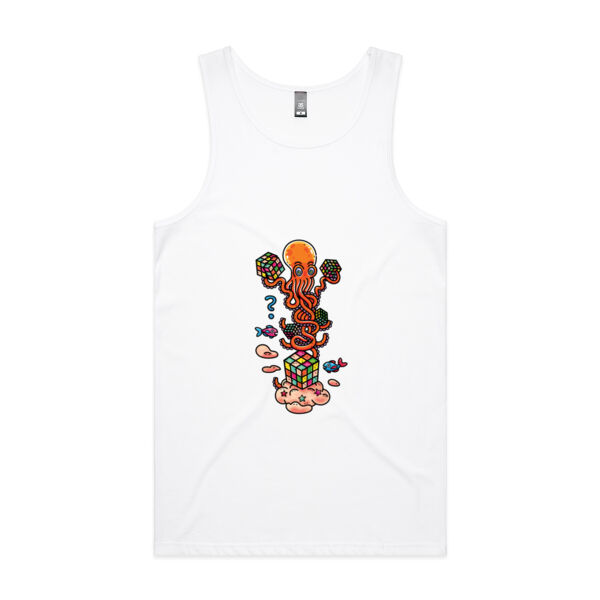 Octo Cube Solver - Version 2 - AS Colour - Men's Lowdown Singlet Thumbnail