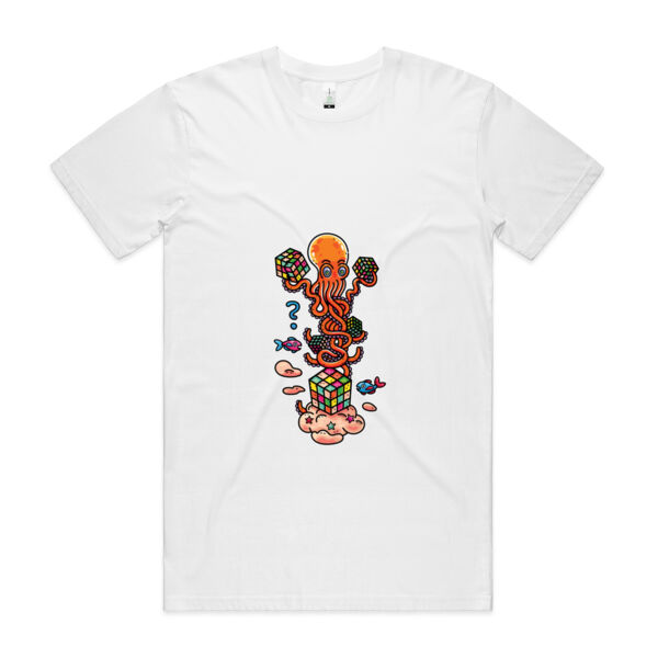 Octo Cube Solver - Version 2 - AS Colour - Organic Staple Tee Thumbnail