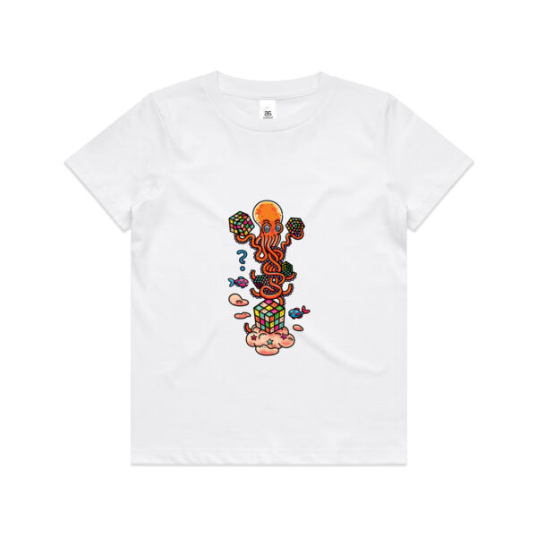 Octo Cube Solver - Version 2 - AS Colour - Kids Youth Tee Thumbnail