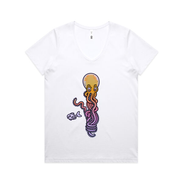 Bundled Octo - V1 - AS Colour - Women's Maple V Neck Tee Thumbnail