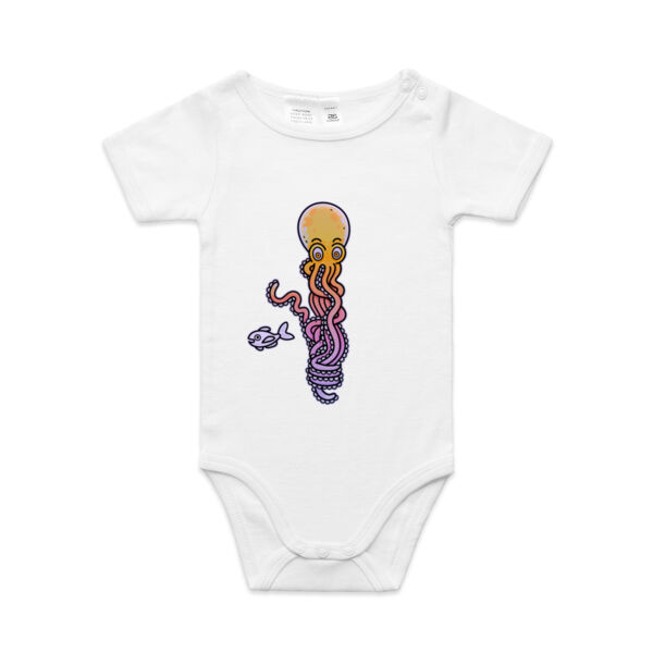 Bundled Octo - V1 - AS Colour - Organic Baby 'Mini-me' Onesie Romper Thumbnail