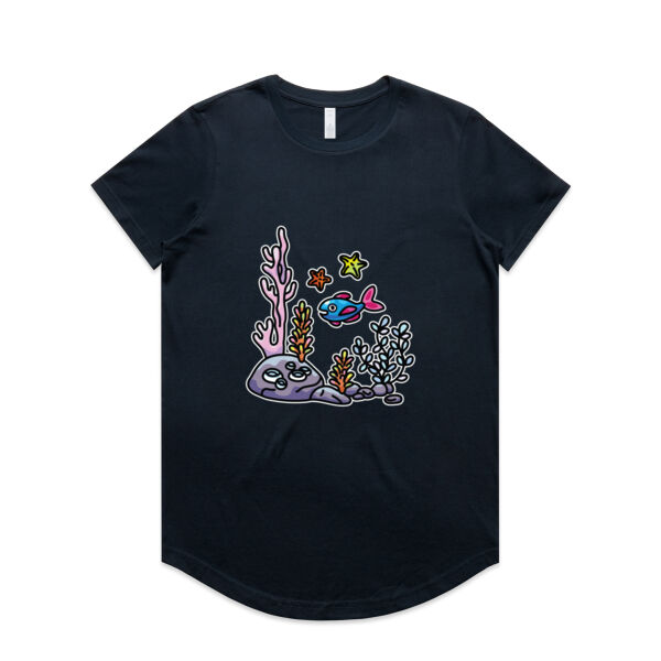 A Fishy Home - AS Colour - Women's Maple Curve Tee Thumbnail