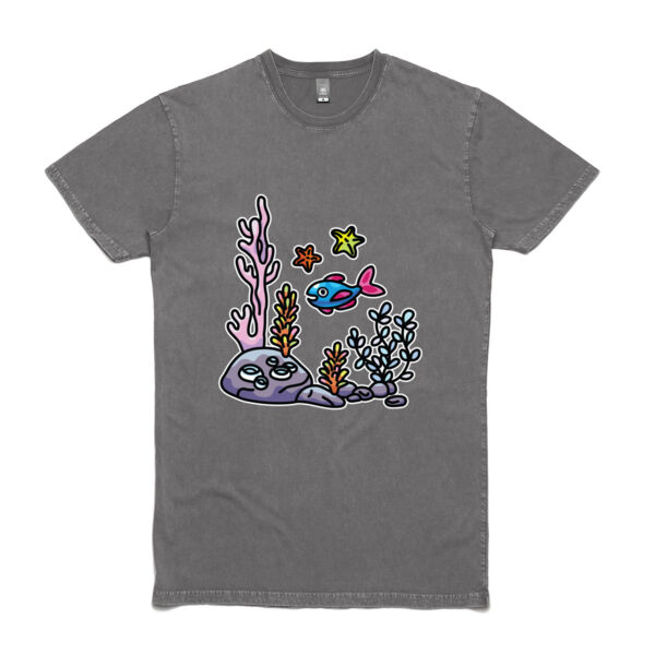 A Fishy Home - AS Colour Stone Wash Staple Tee Thumbnail