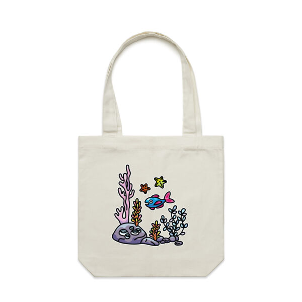 A Fishy Home - AS Colour - Canvas Tote 'Carrie' Bag  Thumbnail