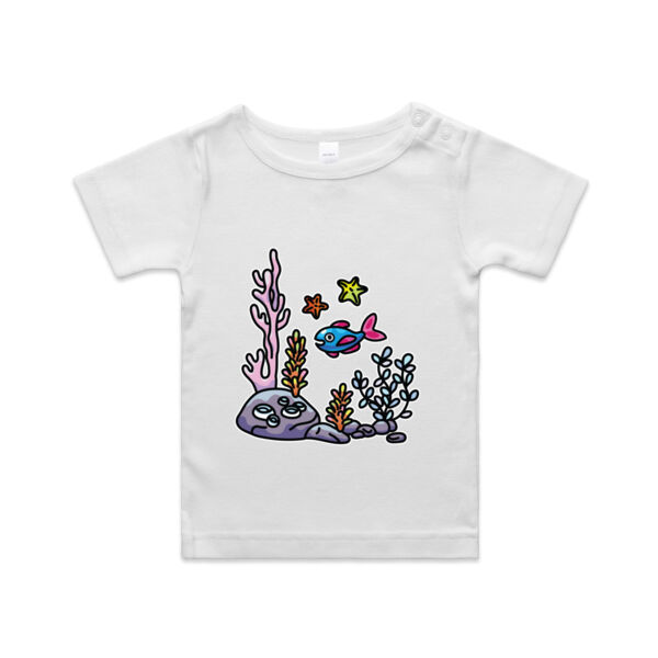 A Fishy Home - AS Colour - Organic Infant Wee Tee Thumbnail