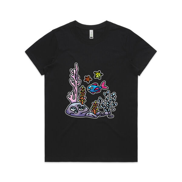 A Fishy Home - AS Colour - Organic Women's  Maple Tee Thumbnail