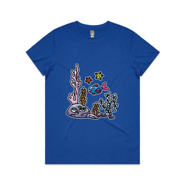 A Fishy Home - AS Colour - Women's Maple Tee Thumbnail