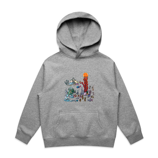 A Sea Bed fit for an Octopus - AS Colour - Youth Relax Hood Thumbnail