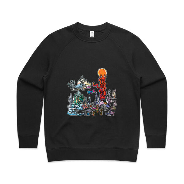 A Sea Bed fit for an Octopus - AS Colour - Women's Supply Crew Thumbnail