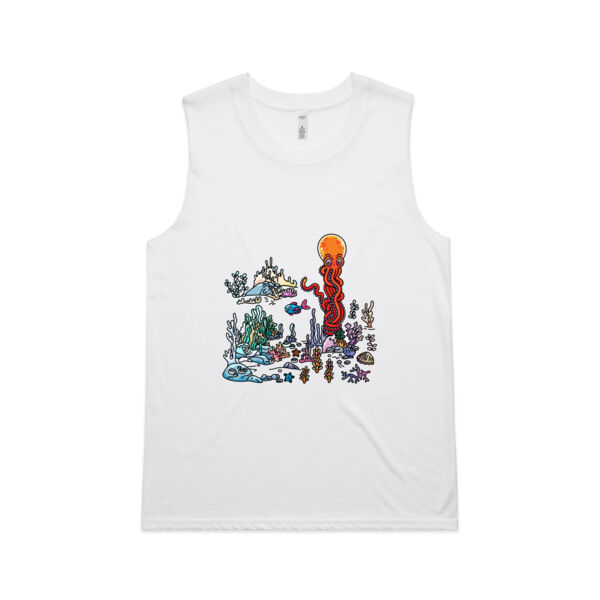 A Sea Bed fit for an Octopus - AS Colour - Women's Upside Tank Thumbnail