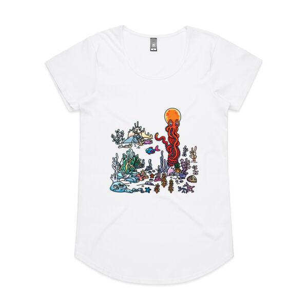 A Sea Bed fit for an Octopus - AS Colour - Women's 'Mali' Scoop Tee Thumbnail