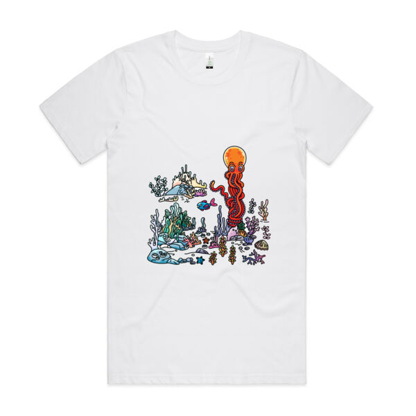 A Sea Bed fit for an Octopus - AS Colour - Organic Cotton Unisex Tee Thumbnail