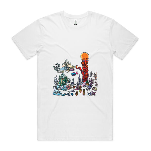 A Sea Bed fit for an Octopus - AS Colour - Organic Staple Tee Thumbnail