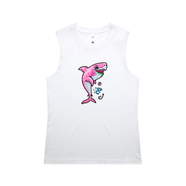 The Pink, friendly Shark of the sea - AS Colour - Women's Maple Tank Thumbnail