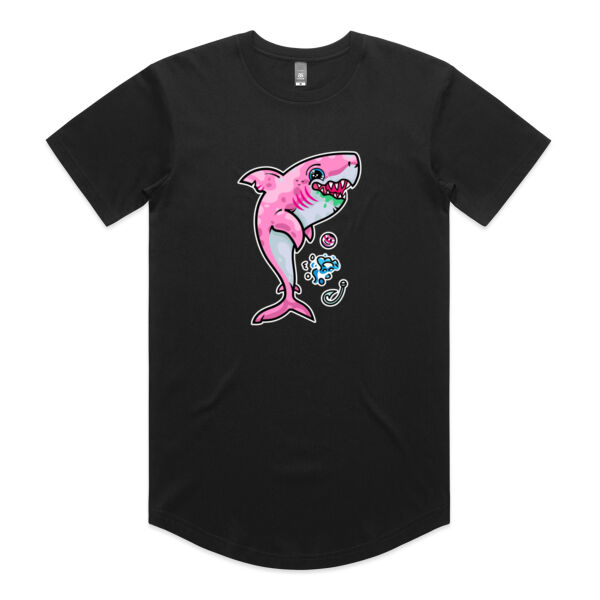 The Pink, friendly Shark of the sea - AS Colour - Staple Curve Tee Thumbnail